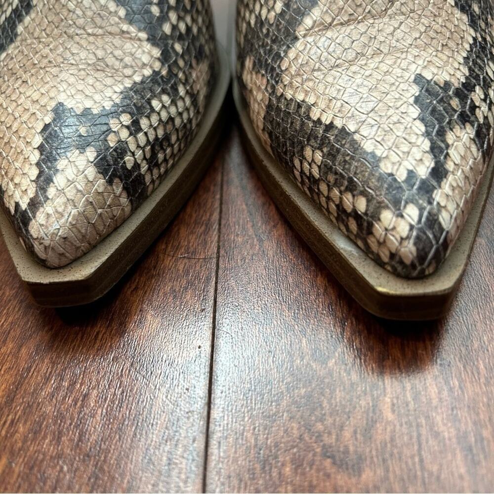 Vince Camuto Gigietta Leather “Python Snakeskin” … - image 6